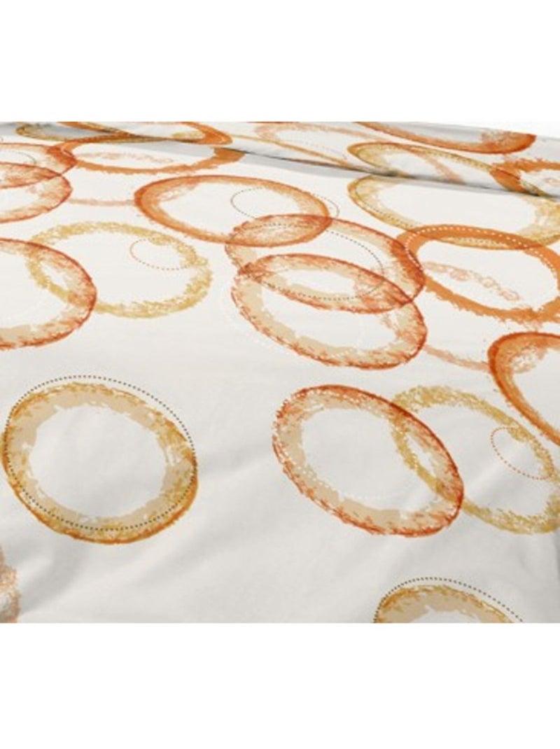 Parure de draps - Coton Pur - 100% Polyester Orange - Kiabi