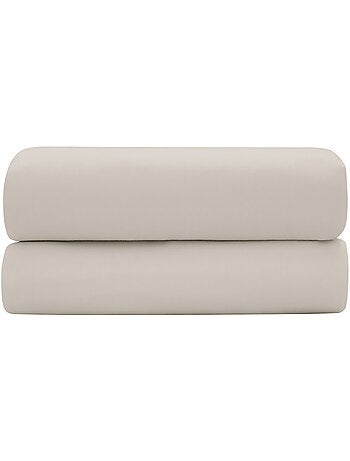 Parure de draps - Coton Pur - 100% Satin de coton Peigné" / 120 fils/cm²