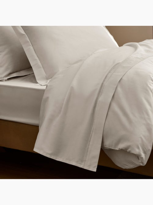 Parure de draps - Coton Pur - 100% Satin de coton Peigné" / 120 fils/cm² - Kiabi Parure de draps - Coton Pur - 100% Satin de coton Peigné" / 120 fils/cm² - Kiabi