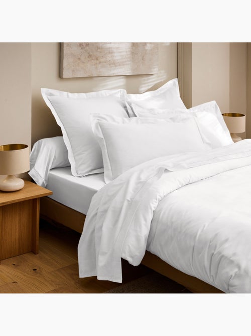 Parure de draps - Coton Pur - 100% Satin de coton Peigné" / 120 fils/cm² - Kiabi