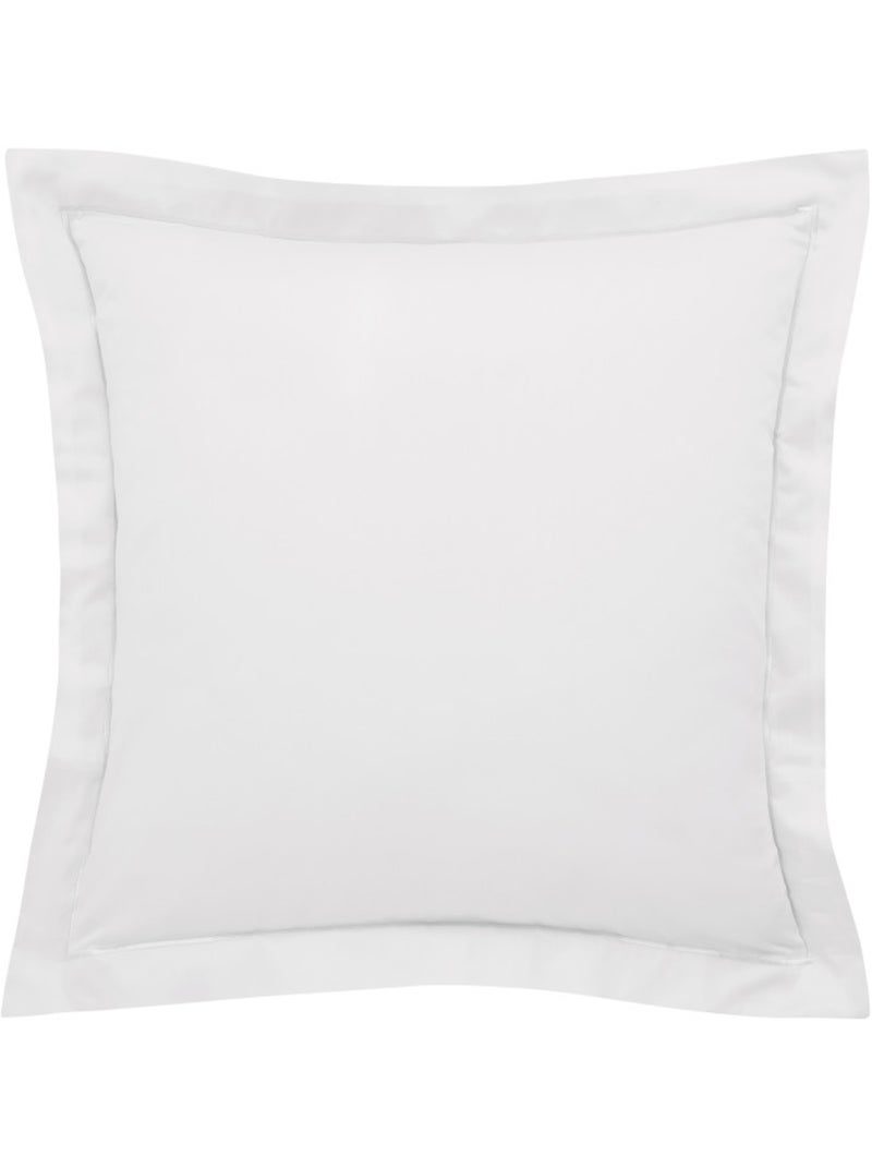 Parure de draps - Coton Pur - 100% Satin de coton Peigné" / 120 fils/cm² Blanc - Kiabi