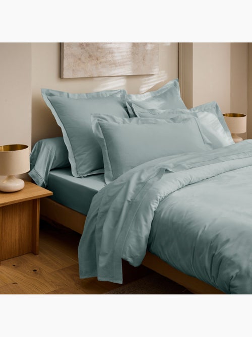 Parure de draps - Coton Pur - 100% Satin de coton Peigné" / 120 fils/cm² - Kiabi