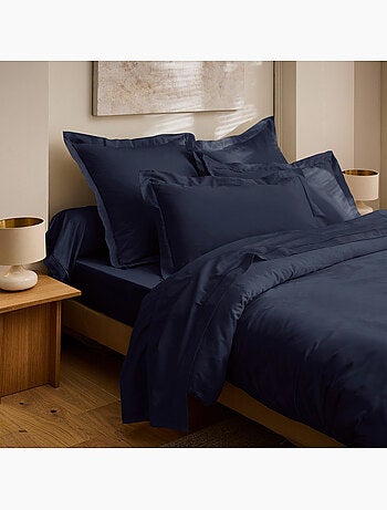 Parure de draps - Coton Pur - 100% Satin de coton Peigné" / 120 fils/cm²