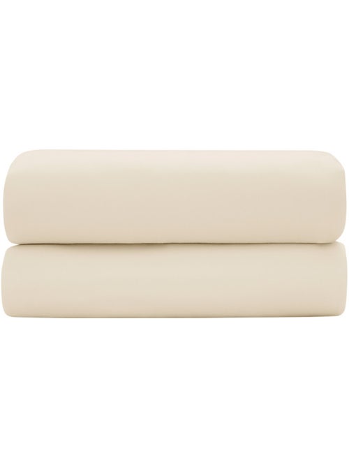 Parure de draps - Coton Pur - 100% Satin de coton Peigné" / 120 fils/cm² - Kiabi