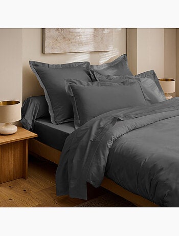 Parure de draps - Coton Pur - 100% Satin de coton Peigné" / 120 fils/cm²