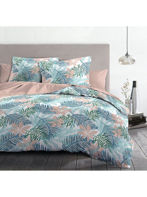 Parure de draps  100%  coton 57 fils     - AMAZONIE - Kiabi