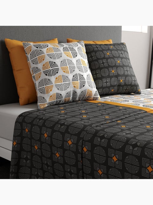 Parure de draps 100% coton 57fils arturo - Kiabi Parure de draps 100% coton 57fils arturo - Kiabi