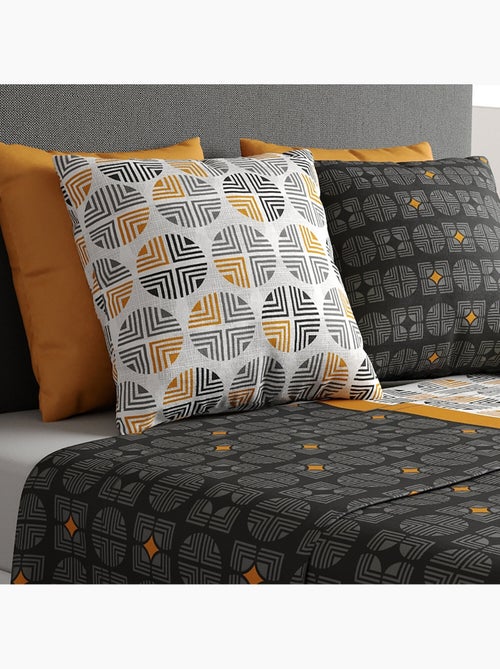 Parure de draps 100% coton 57fils arturo - Kiabi Parure de draps 100% coton 57fils arturo - Kiabi