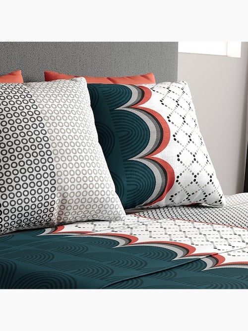 Parure de draps 100 % coton antan - Kiabi