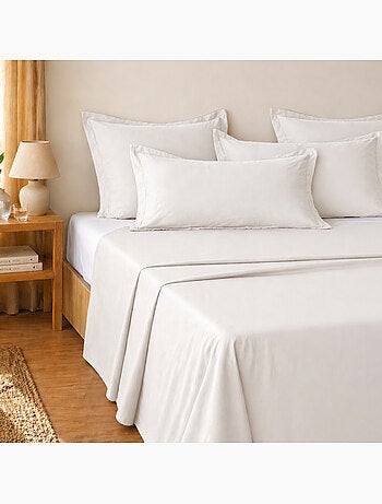 Parure de draps 100 % coton essentiel
