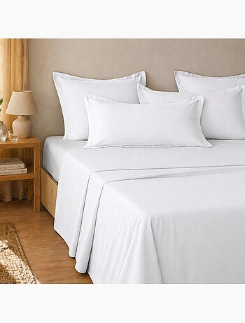 Parure de draps 100 % coton essentiel