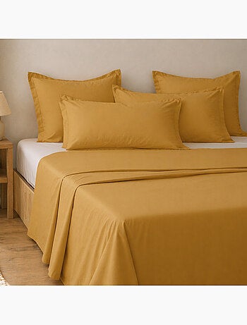 Parure de draps 100 % coton essentiel