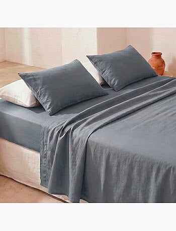 Parure de draps 100% coton, unie - gamusi.