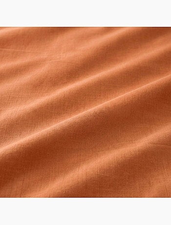 Parure de draps 100% coton, unie - Gamusi.