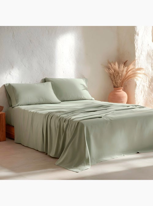 Parure de draps 100% coton, unie - Gamusi. - Kiabi Parure de draps 100% coton, unie - Gamusi. - Kiabi