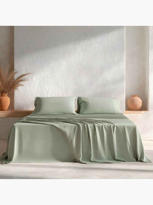 Parure de draps 100% coton, unie - Gamusi. - Kiabi Parure de draps 100% coton, unie - Gamusi. - Kiabi