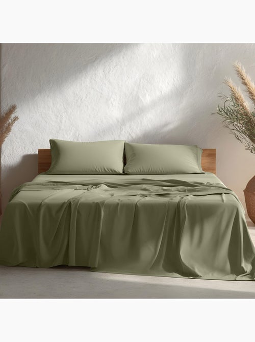 Parure de draps 100% coton, unie - Gamusi. - Kiabi Parure de draps 100% coton, unie - Gamusi. - Kiabi