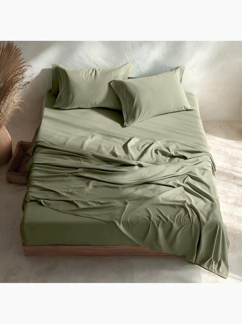 Parure de draps 100% coton, unie - Gamusi. - Kiabi Parure de draps 100% coton, unie - Gamusi. - Kiabi