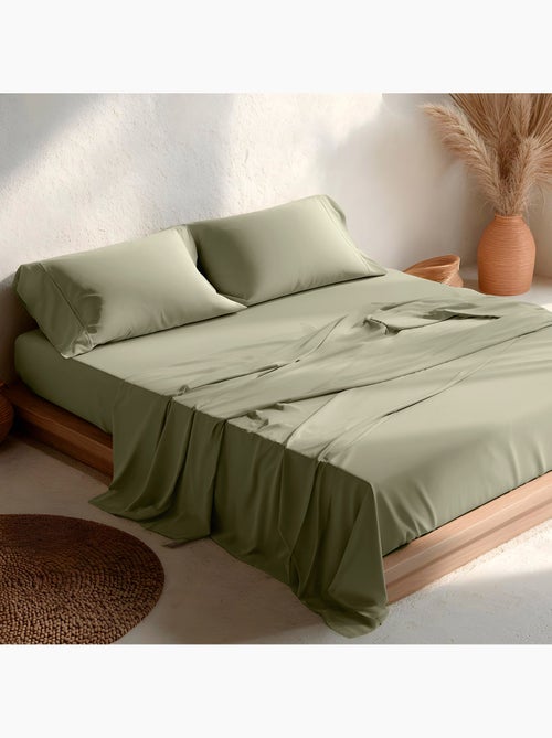 Parure de draps 100% coton, unie - Gamusi. - Kiabi Parure de draps 100% coton, unie - Gamusi. - Kiabi