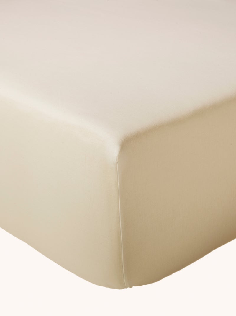 Parure de draps 3 pièces percale de coton léopard draps + traversin Beige - Kiabi