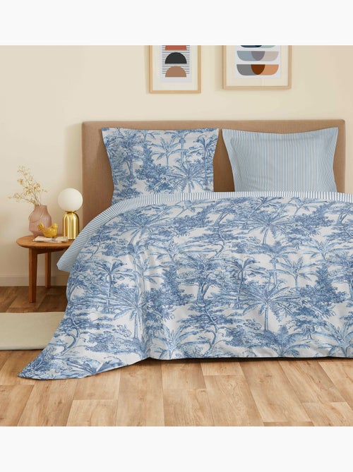 Parure de draps 4 pièces – 100% coton – 57 fils/cm² – ADAMA - Kiabi Parure de draps 4 pièces – 100% coton – 57 fils/cm² – ADAMA - Kiabi