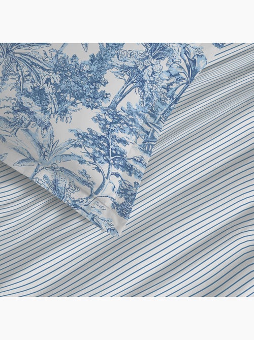 Parure de draps 4 pièces – 100% coton – 57 fils/cm² – ADAMA - Kiabi Parure de draps 4 pièces – 100% coton – 57 fils/cm² – ADAMA - Kiabi