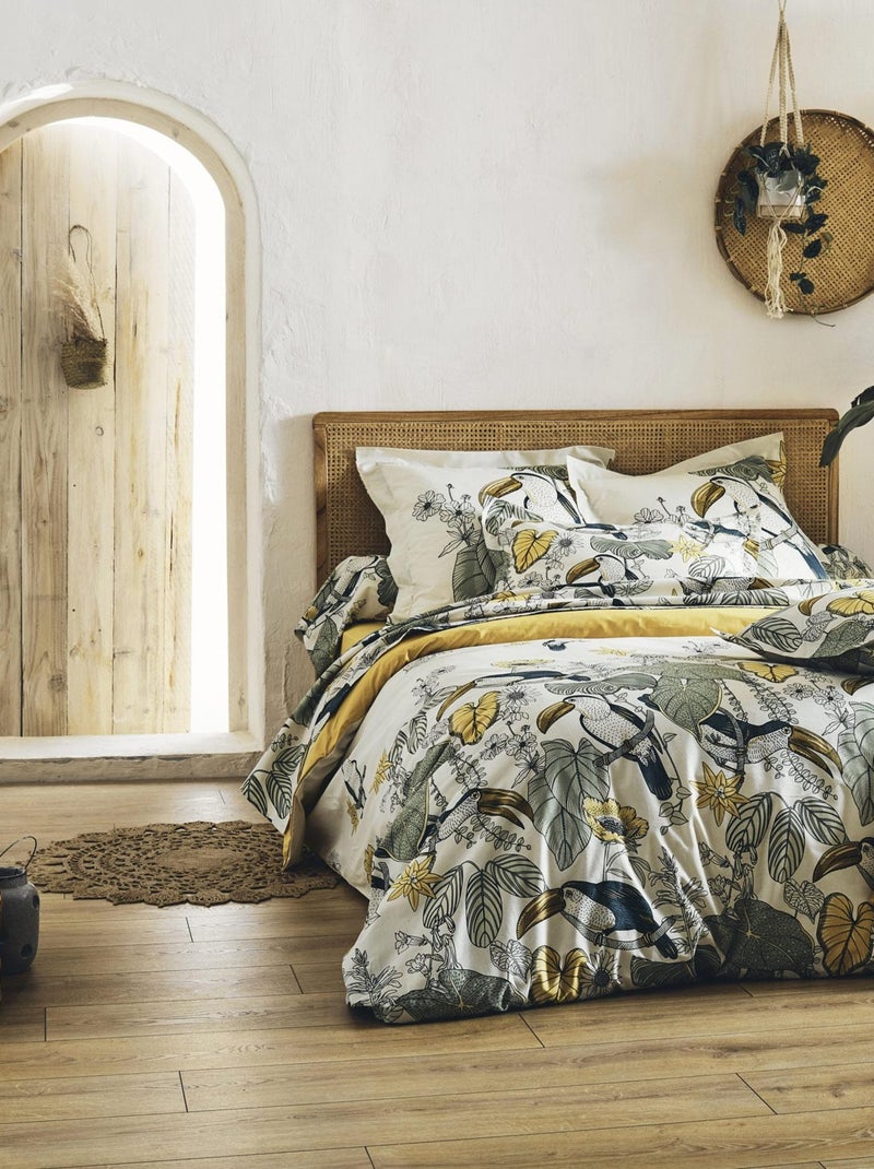 Parure de draps 5 pièces Toco Kaki - Kiabi