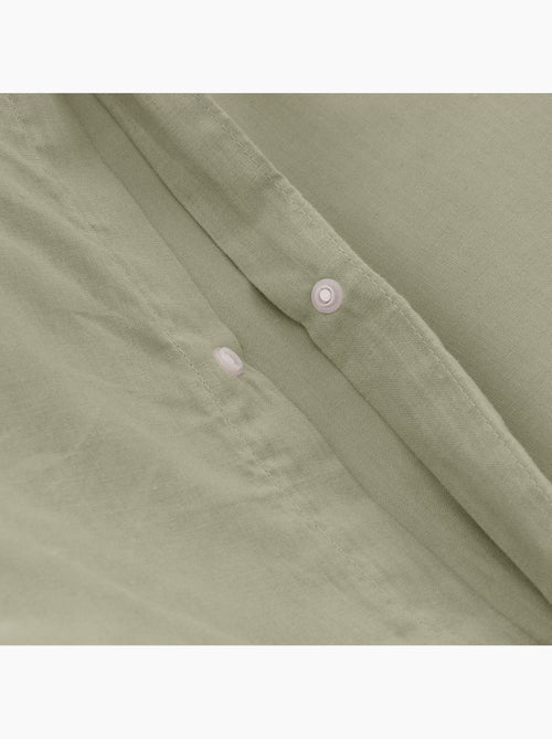 Parure de housse de couette 100% coton 144 fils, avec taie(s) d’oreiller, unie - Gamusi. - Kiabi