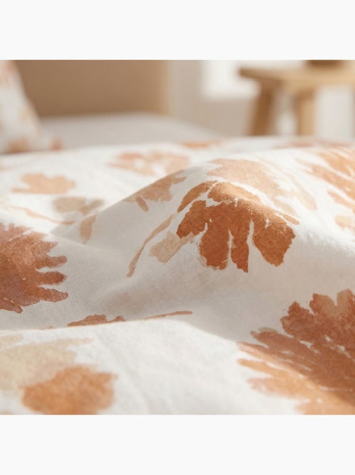 Parure de housse de couette 100% coton motif floral, taie d'oreiller incluse - Gamusi - Kiabi Parure de housse de couette 100% coton motif floral, taie d'oreiller incluse - Gamusi - Kiabi