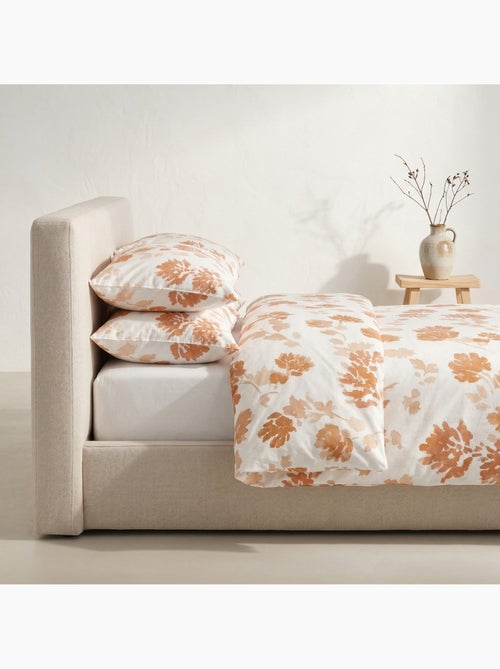 Parure de housse de couette 100% coton motif floral, taie d'oreiller incluse - Gamusi - Kiabi Parure de housse de couette 100% coton motif floral, taie d'oreiller incluse - Gamusi - Kiabi