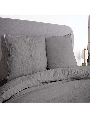 Parure de lit - 100% microfibre lavée