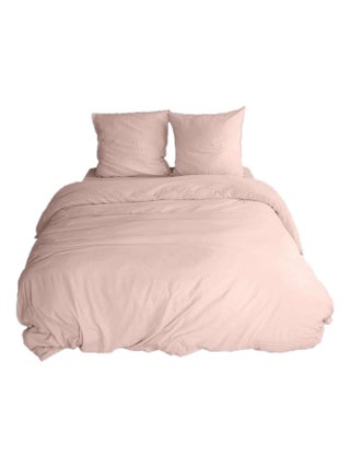 Parure de lit - 100% microfibre lavée