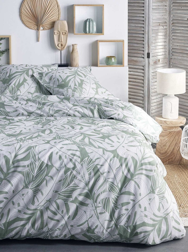 Parure de lit - 2 personnes Vert - Kiabi