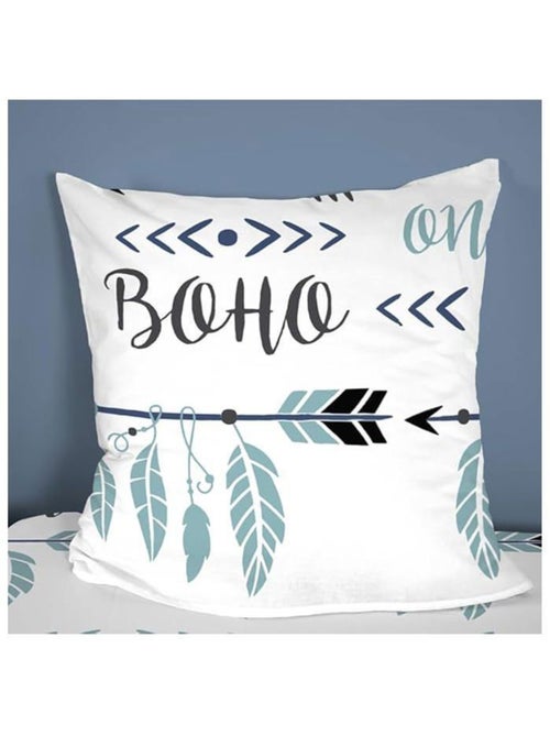 Parure de lit - cote deco - 220x240 cm - microfibre - bohème - oeko-tex standard 100 - Kiabi Parure de lit - cote deco - 220x240 cm - microfibre - bohème - oeko-tex standard 100 - Kiabi