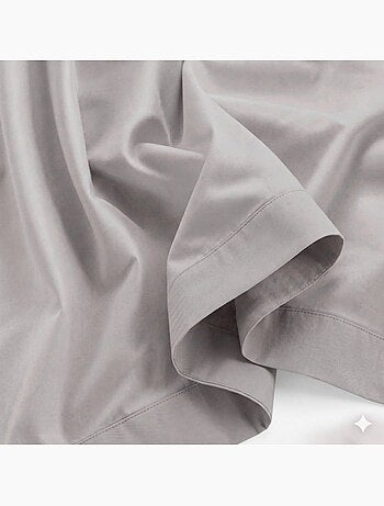 Parure de lit - coton percale 200 fils - the white stone