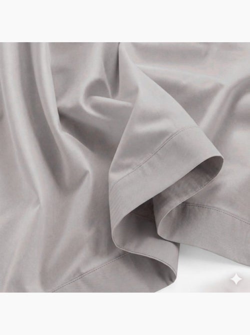 Parure de lit - coton percale 200 fils - the white stone - Kiabi