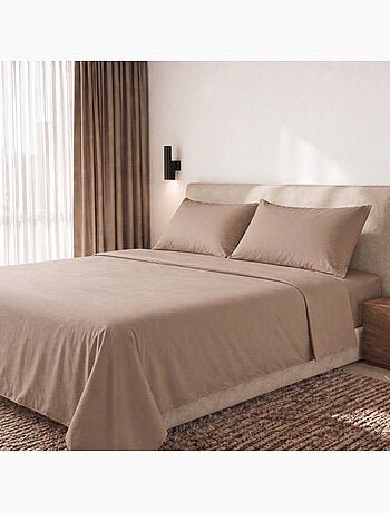 Parure de lit - Coton percale 200 fils - The White Stone