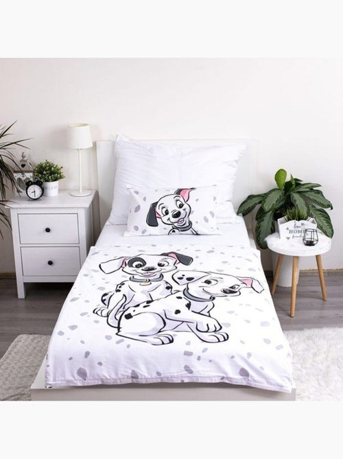 Parure de lit - disney - 101 dalmatiens - housse de couette réversible - 100% coton - 100x135cm - Kiabi Parure de lit - disney - 101 dalmatiens - housse de couette réversible - 100% coton - 100x135cm - Kiabi