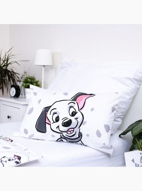 Parure de lit - disney - 101 dalmatiens - housse de couette réversible - 100% coton - 100x135cm - Kiabi Parure de lit - disney - 101 dalmatiens - housse de couette réversible - 100% coton - 100x135cm - Kiabi
