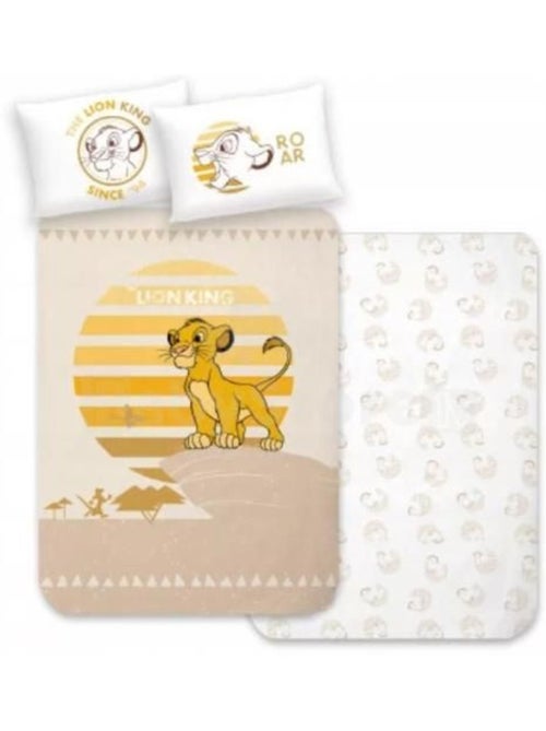 Parure de lit - disney - roi lion - housse de couette réversible - 100% coton - 100 x 135 cm - Kiabi Parure de lit - disney - roi lion - housse de couette réversible - 100% coton - 100 x 135 cm - Kiabi