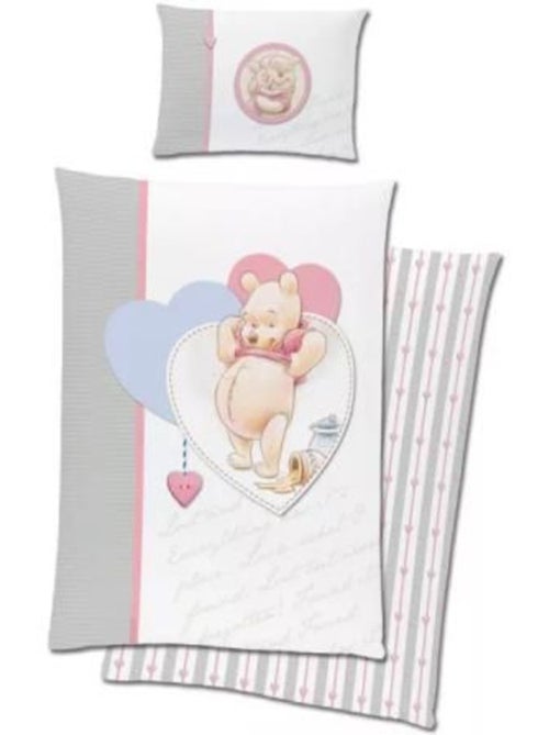 Parure de lit - disney - winnie l'ourson - housse de couette réversible - 100% coton - 100 x 135 cm - Kiabi Parure de lit - disney - winnie l'ourson - housse de couette réversible - 100% coton - 100 x 135 cm - Kiabi