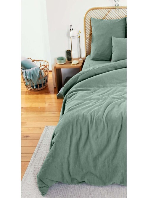 Parure de lit - Double gaze de coton - Kiabi