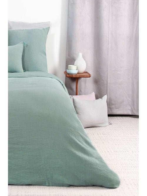 Parure de lit - Double gaze de coton - Kiabi