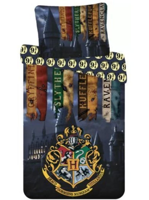Parure de lit - harry potter - réversible - 100% coton - 140x200 cm - taie 70x90 cm - Kiabi Parure de lit - harry potter - réversible - 100% coton - 140x200 cm - taie 70x90 cm - Kiabi