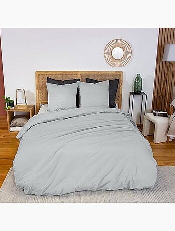 Parure de lit percale coton - 3 pièces