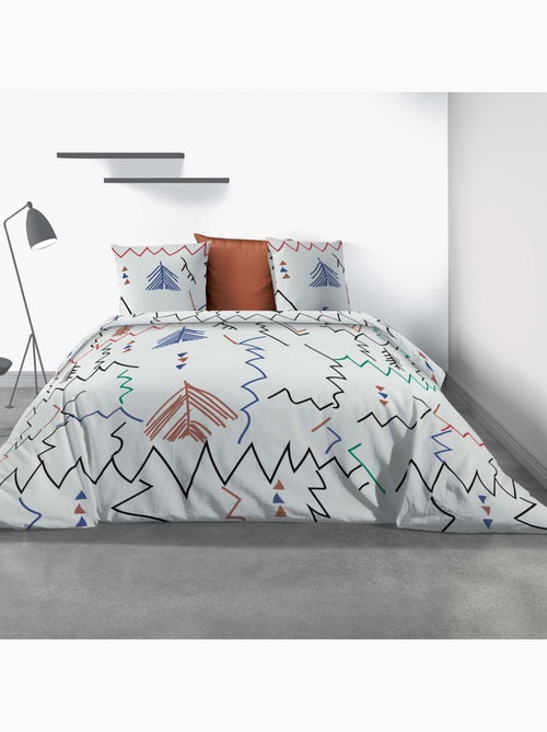 Parure de lit - Housse de couette 100% Coton 47 fils Ryad - Kiabi