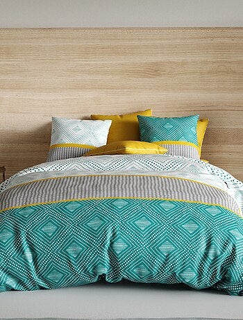 Parure de lit - housse de couette 100% Coton 57 fils Aurah