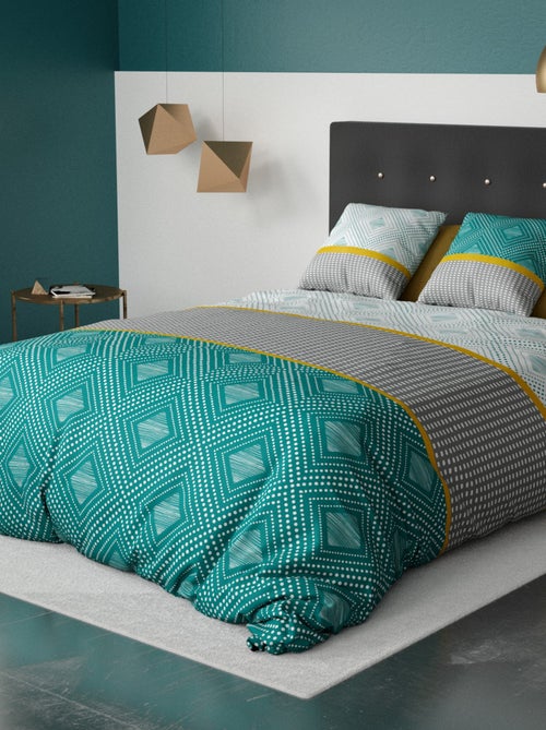 Parure de lit - housse de couette 100% Coton 57 fils Aurah - Kiabi