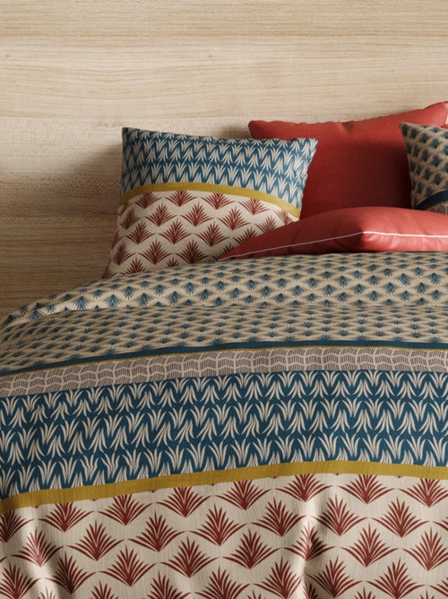 Parure de lit - housse de couette Percale de Coton Manille - Kiabi Parure de lit - housse de couette Percale de Coton Manille - Kiabi