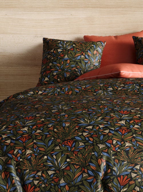 Parure de lit - housse de couette réversible Percale de Coton Bogota - Kiabi